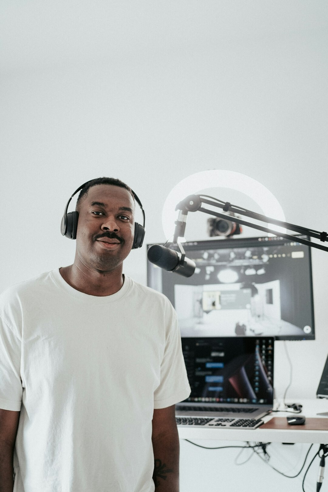 Portrait of a broadcast technician